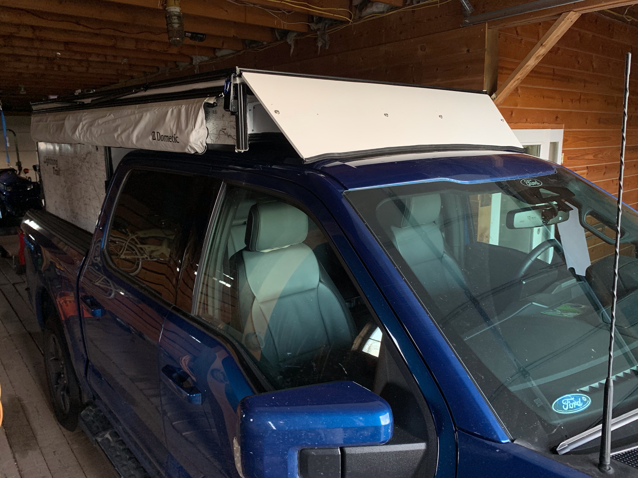 Ford F-150 Lightning The tiny, all-electric, slide-in camper I built for my F150 Lightning doesn’t have a shower, but I’m working on it... 016128cfc7b6d96038c739642b4eaa845f48e33979