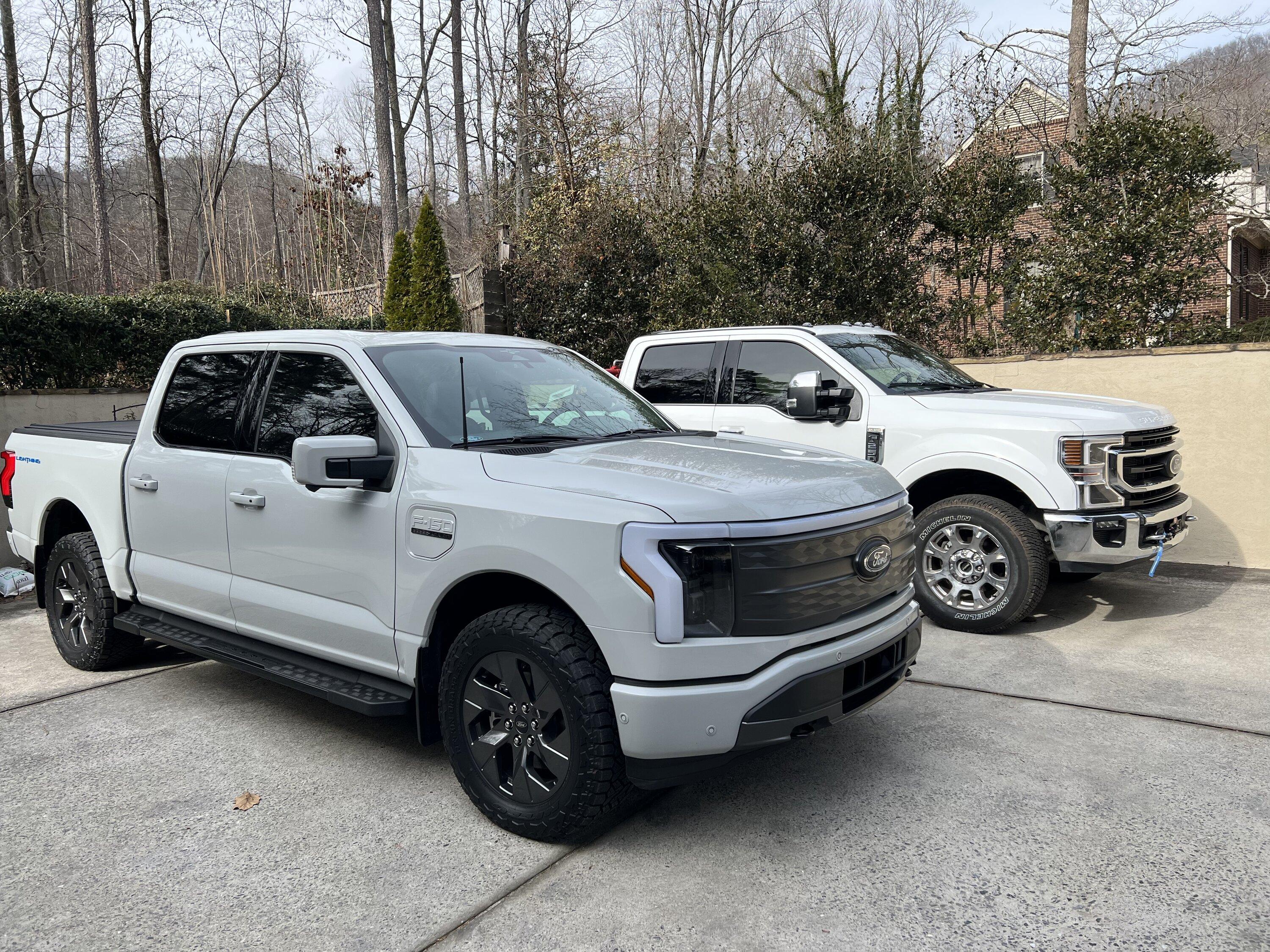 Ford F-150 Lightning Avalanche Lightning Arrived.  It honestly just looks white. 0520A046-0A6C-4CA9-A955-EFA710FF937C