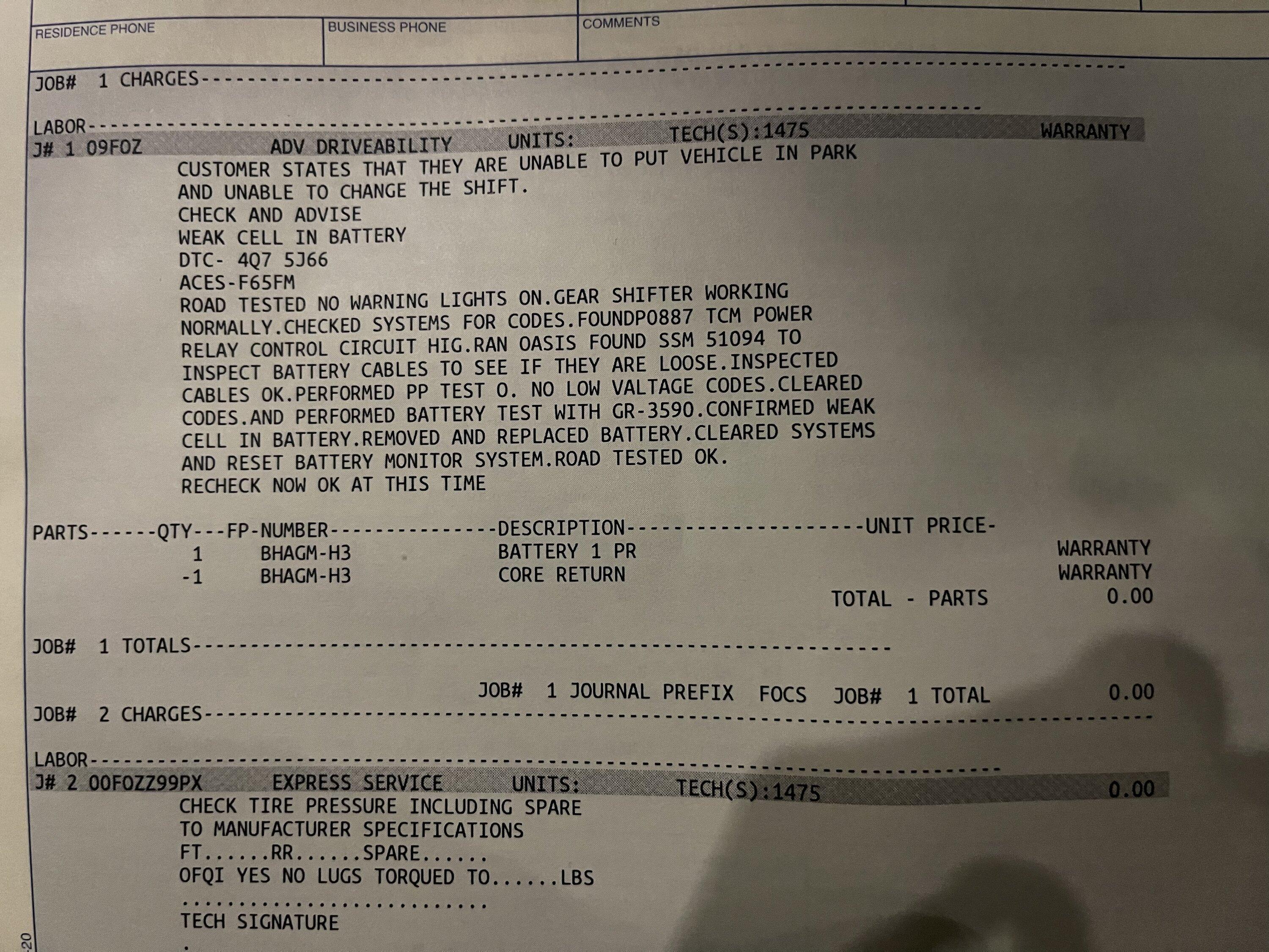 Ford F-150 Lightning Shifter stuck in park, shift system fault 05836E36-23B9-4CA4-B992-F753742966E6