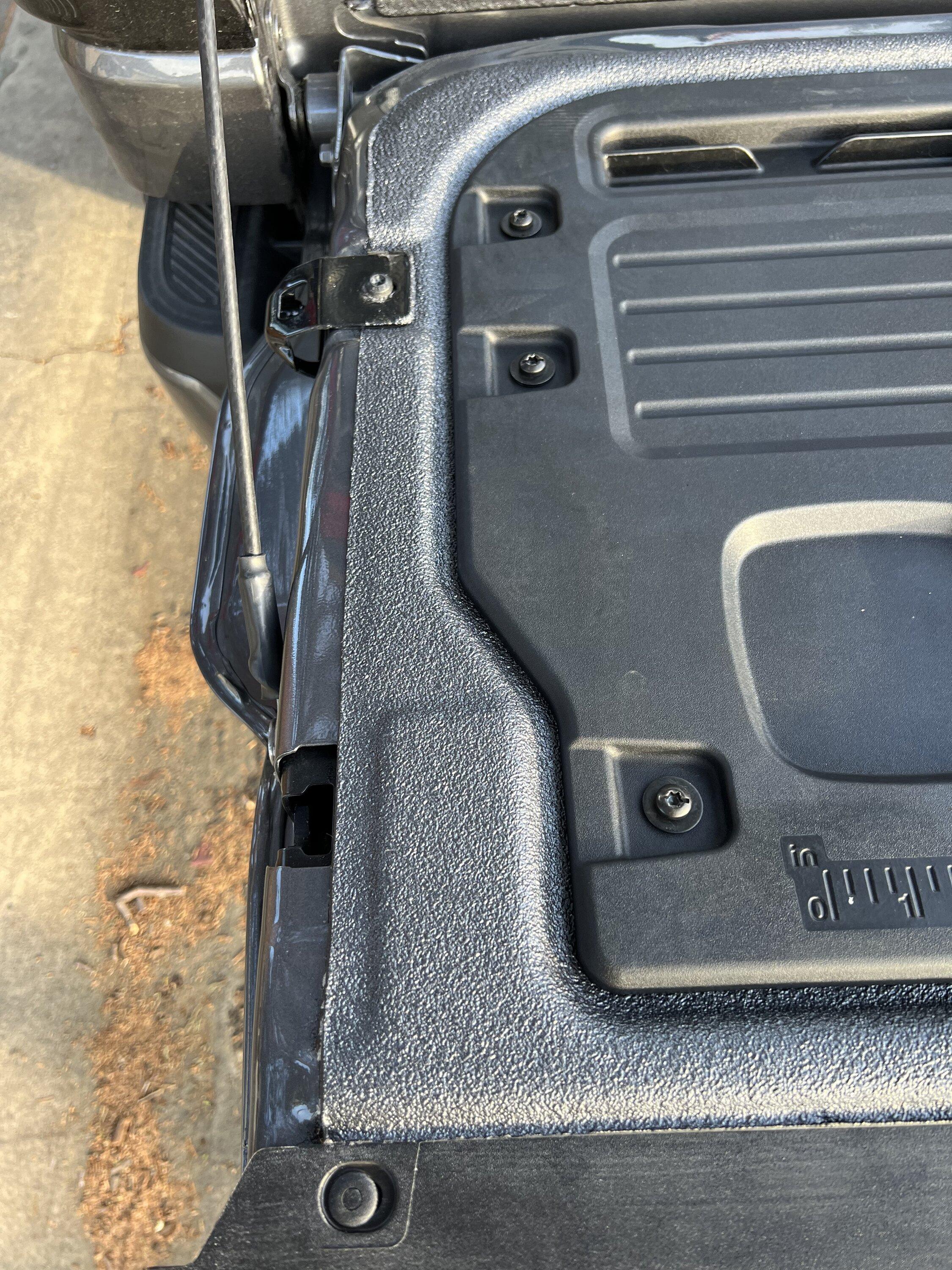 Line X Spray Bedliner Color Match to Carbonized Gray Ford Lightning