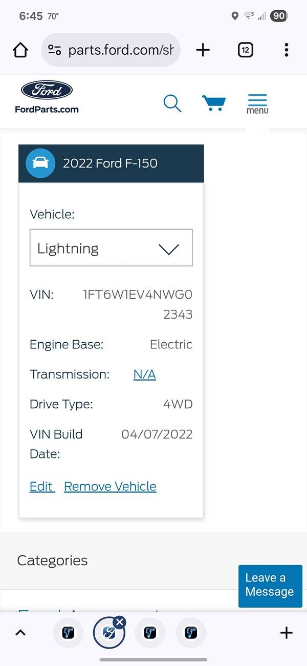 Ford F-150 Lightning Determining the production date of a Lightning (Spin off) 1000017846