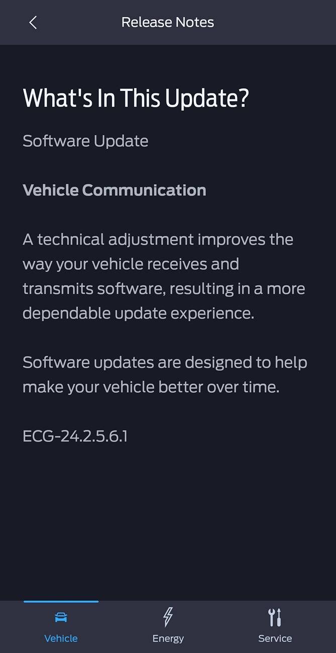 Ford F-150 Lightning ECG-24.2.5.6.1 - Vehicle Communication 1000030739