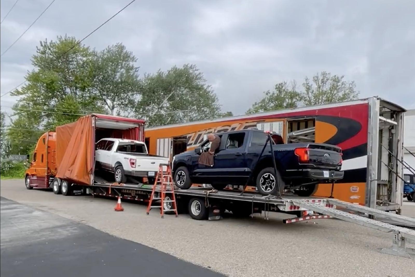 Ford F-150 Lightning Ford Sends F-150 Lightnings With Pro Power Onboard Generators to Aid in Kentucky Floods 1026285