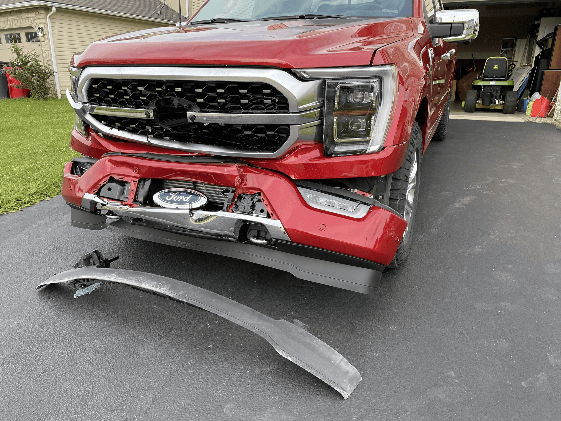 Ford F-150 Lightning How about getting that front license plate bracket off? 1625325863120