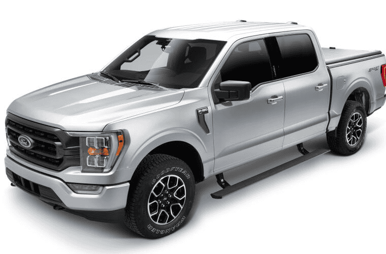 Ford F-150 Lightning 2021 F150 AMP Research PowerStep Plug-N-Play Running Boards 76152-01A 1627600980111