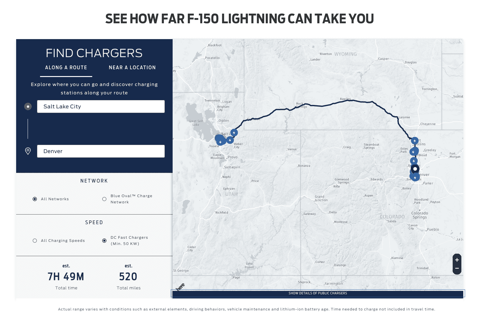 Ford F-150 Lightning You can't get there from here. 1629501488285