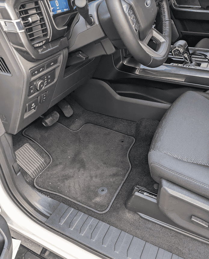 Ford F-150 Lightning WeatherTech HP Floorliners Installed 1639232350850