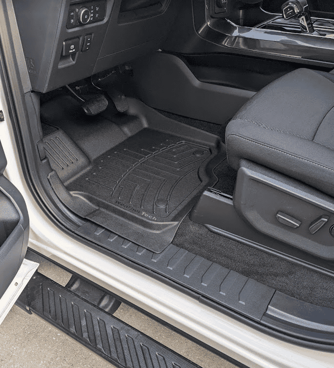 Ford F-150 Lightning WeatherTech HP Floorliners Installed 1639232385720