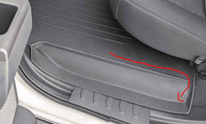 Ford F-150 Lightning WeatherTech HP Floorliners Installed 1639257582905