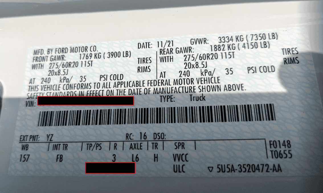 Ford F-150 Lightning PowerBoost GVWR Question 1639702102451