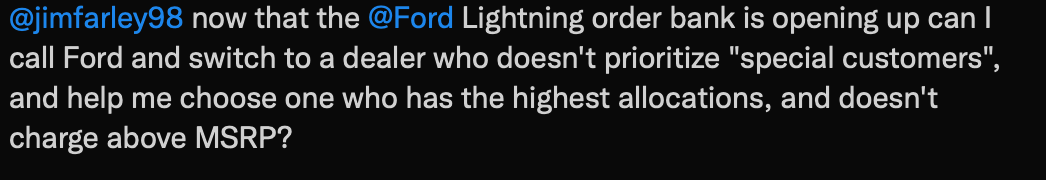 Ford F-150 Lightning Lightning Allocations Are Out!? 1641293683244