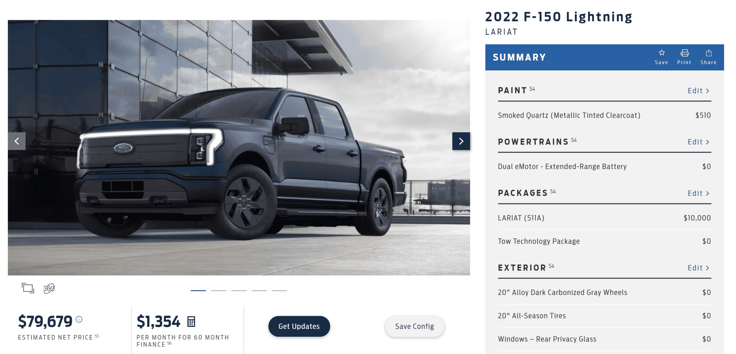 Ford F-150 Lightning ?‍? F-150 Lightning Build & Price Configurator Now Live! Post Your Build 1641307165728