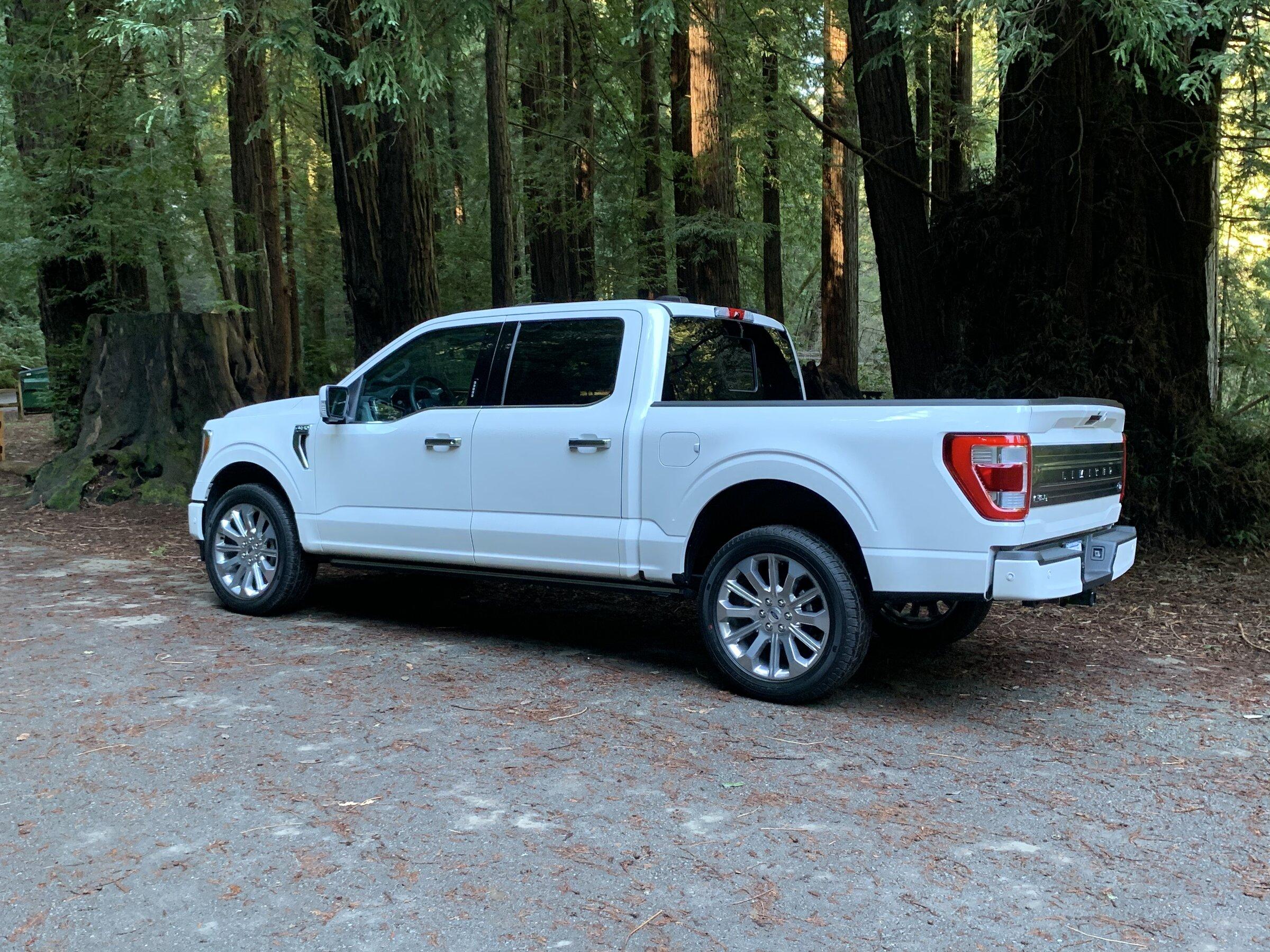 Ford F-150 Lightning Wrapped Limited Chrome Badge Bar on Tailgate 1643558633850