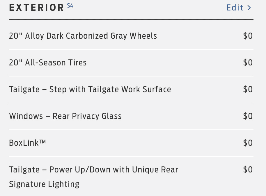 Ford F-150 Lightning Confusing XLR 312A Rear Sliding Window and Unique Rear Signature Lighting 1643686364719