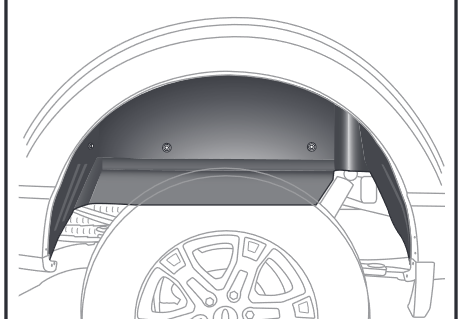 Ford F-150 Lightning 2021 F150 Husky Liners Rear Wheel Well Liners 79161 1644940453427