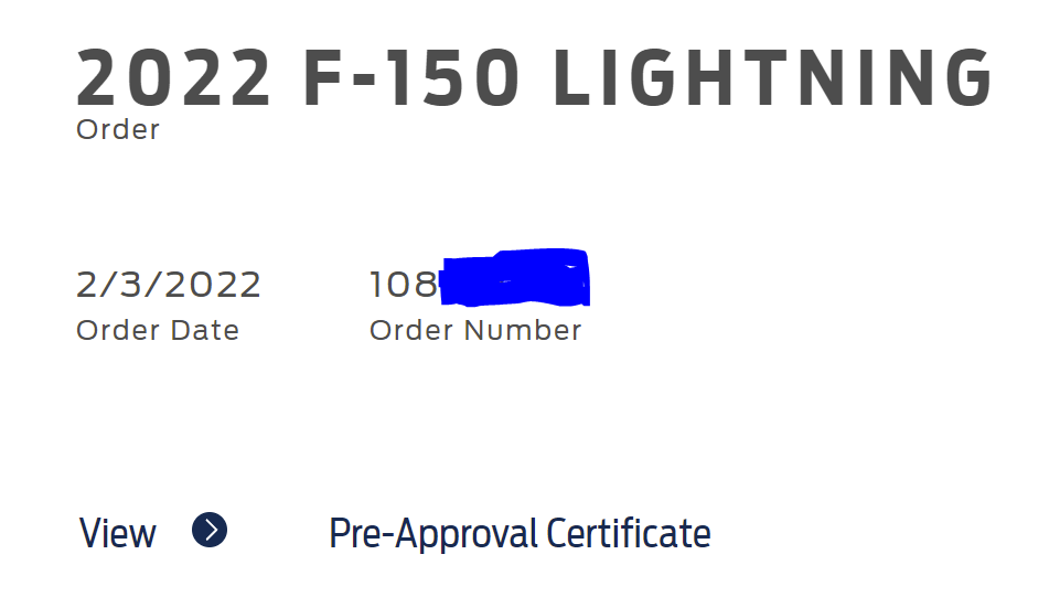 Ford F-150 Lightning Anyone else seeing this on their Lightning reservation? 1645460901731