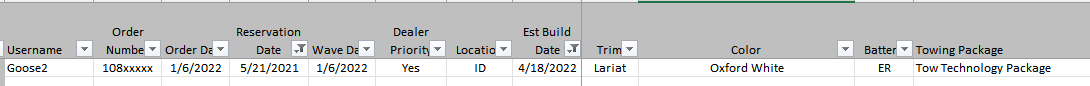 Ford F-150 Lightning UPDATE: Lightning Build Date Scheduling Begins! Mine for the week of 4/25/22 [previously scheduled 5/2/22]! 1645723105246