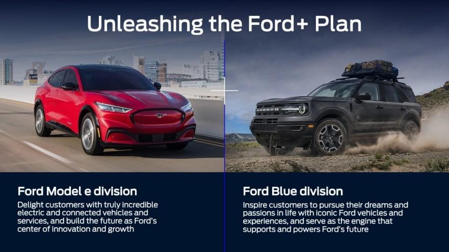 Ford F-150 Lightning Ford Announces Separate "Model e" EV Division and "Ford Blue" Internal Combustion Division 1646222222909-