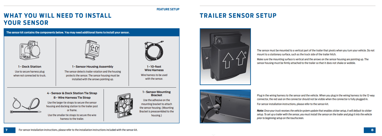 Ford F-150 Lightning Pro Trailer Backup - yaw sensor kit? No one seems to know what this is. 1646404747804