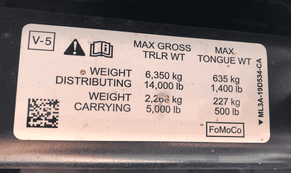 Ford F-150 Lightning How do I determine my truck's Curb Weight? 1646675398411