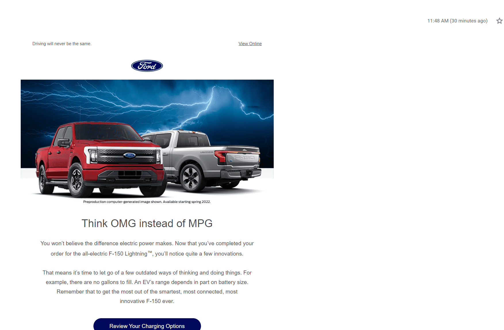 Ford F-150 Lightning 3/24 Who got a Lightning Production Date Today? 1648142413319