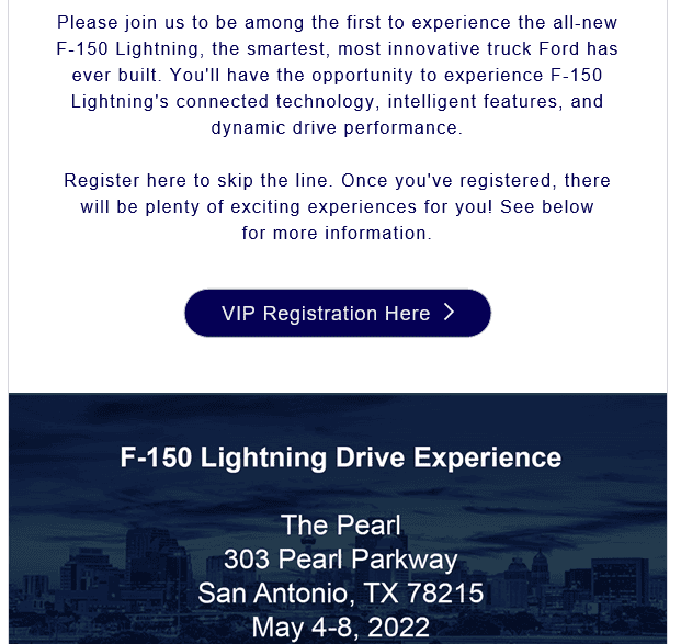 Ford F-150 Lightning Invited to F-150 Lightning Drive Experience in San Antonio 1651268878175