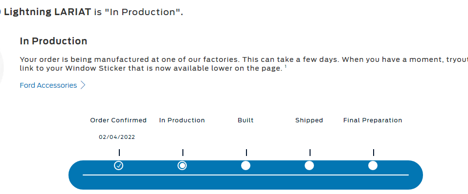 Ford F-150 Lightning Anyone having issues with the vehicle order tracking site not loading? 1655504593346