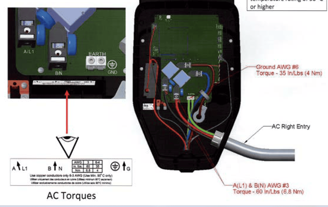 Ford F-150 Lightning Ford Charge Station Pro Wiring Requirements (A/L1 and B/N) 1657363894920