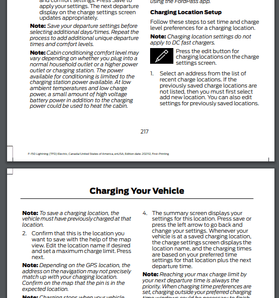 Ford F-150 Lightning My new XLT SR charges to 100% without prompting 1660839982562