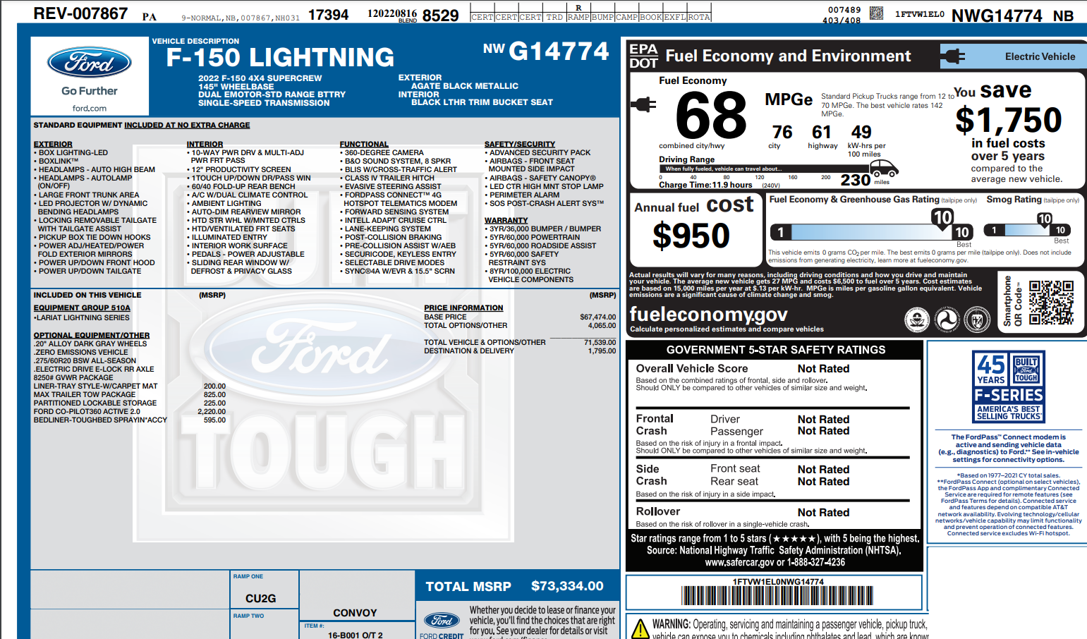 Ford F-150 Lightning Dealer Allocations starting to get Delivered? 1663850483640