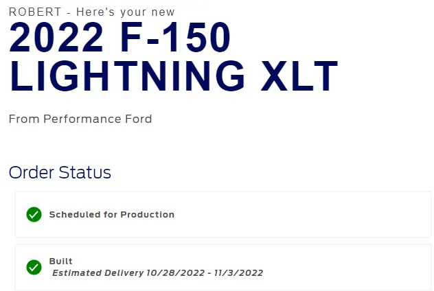Ford F-150 Lightning ✅ 9/19 Lightning Build Week Group 1665538842688
