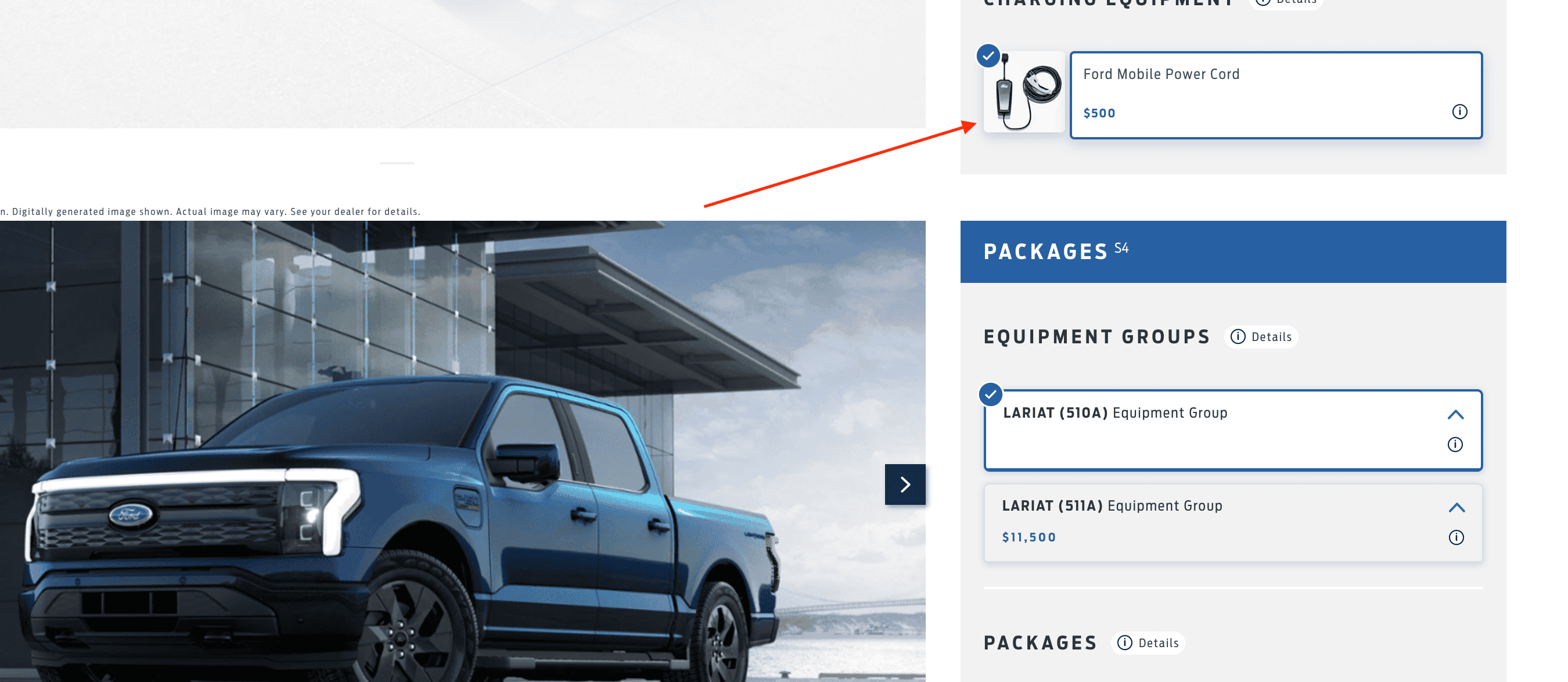 Ford F-150 Lightning is the mobile power cord worth it for 500$ (selected by default) 1666380011009