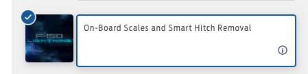 Ford F-150 Lightning 511A builds - missing standard features (onboard scale smart hitch) 1670531049919