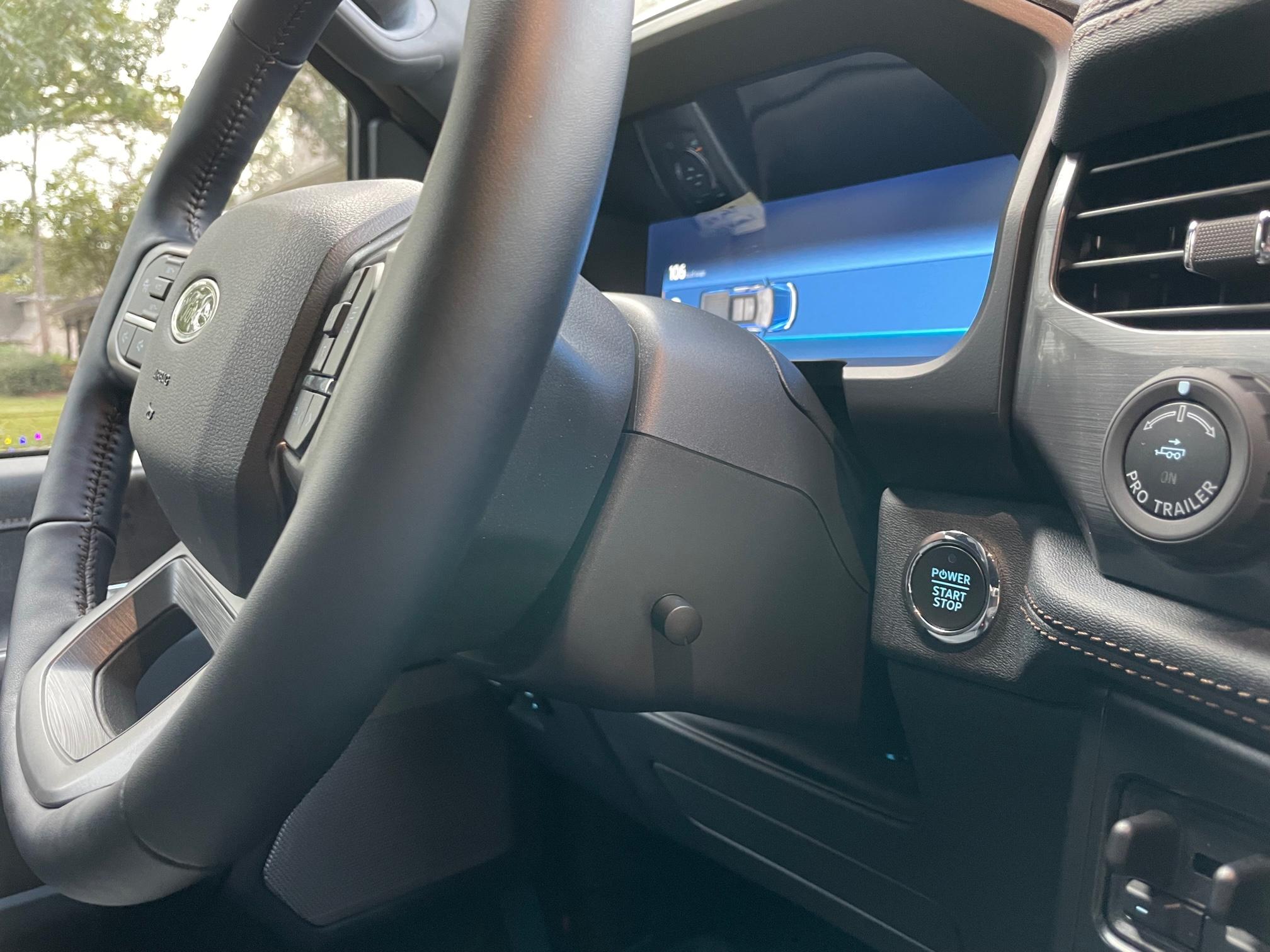 Ford F-150 Lightning Installed JL Audio 8" Powered MicroSub+ behind rear seat - Lariat ER 1670726891164