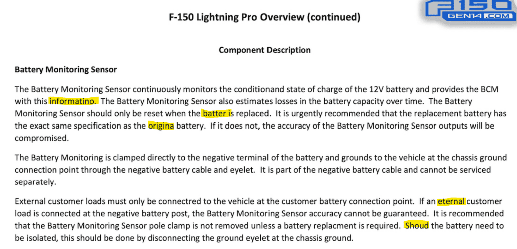 Ford F-150 Lightning Why isn't the 12v battery always charged? 1673958401162