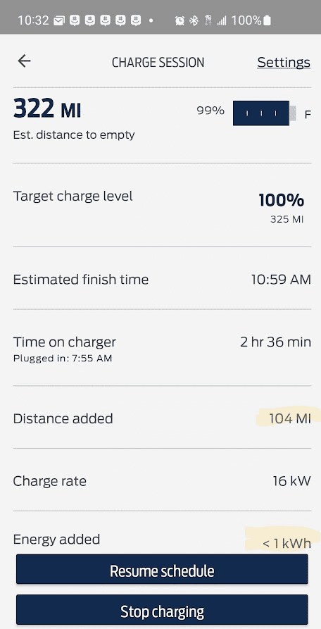 Ford F-150 Lightning FordPass App 4.25.0 released w/ Charge Rate Indicator! 1679668469705