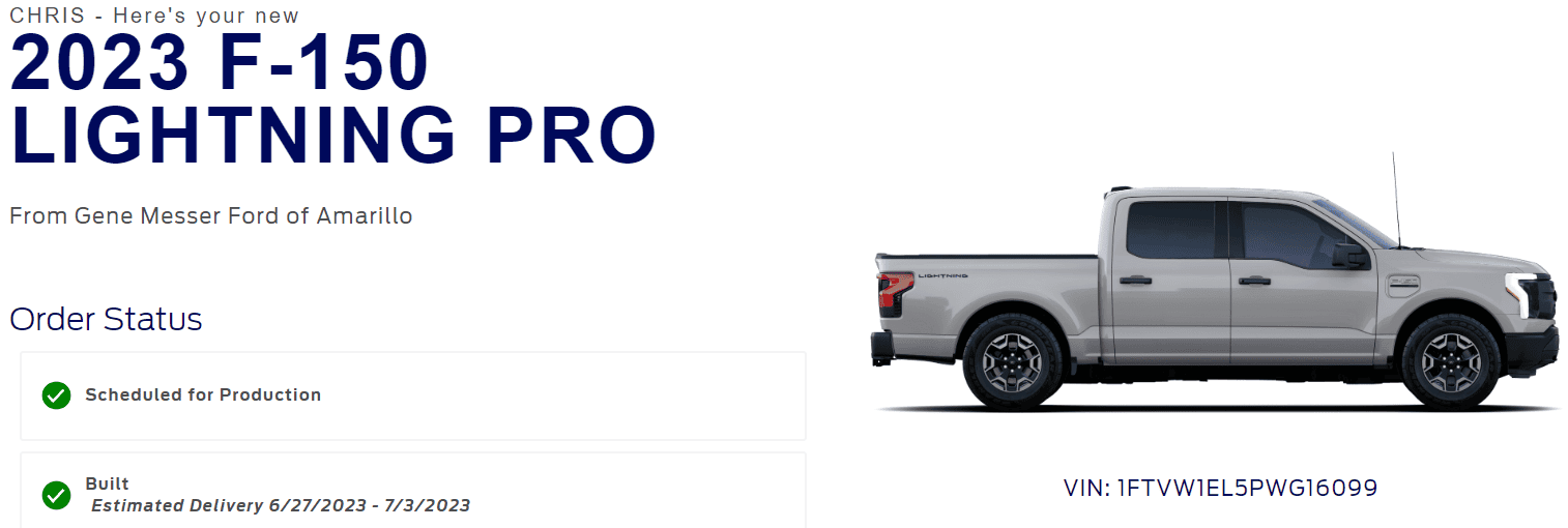 Ford F-150 Lightning ✅ 5/15/2023 Lightning Build Week Group (MY2023) 1685719656762