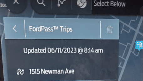 Ford F-150 Lightning Trip Planner - Wont Transfer to Vehicle 1686485983992