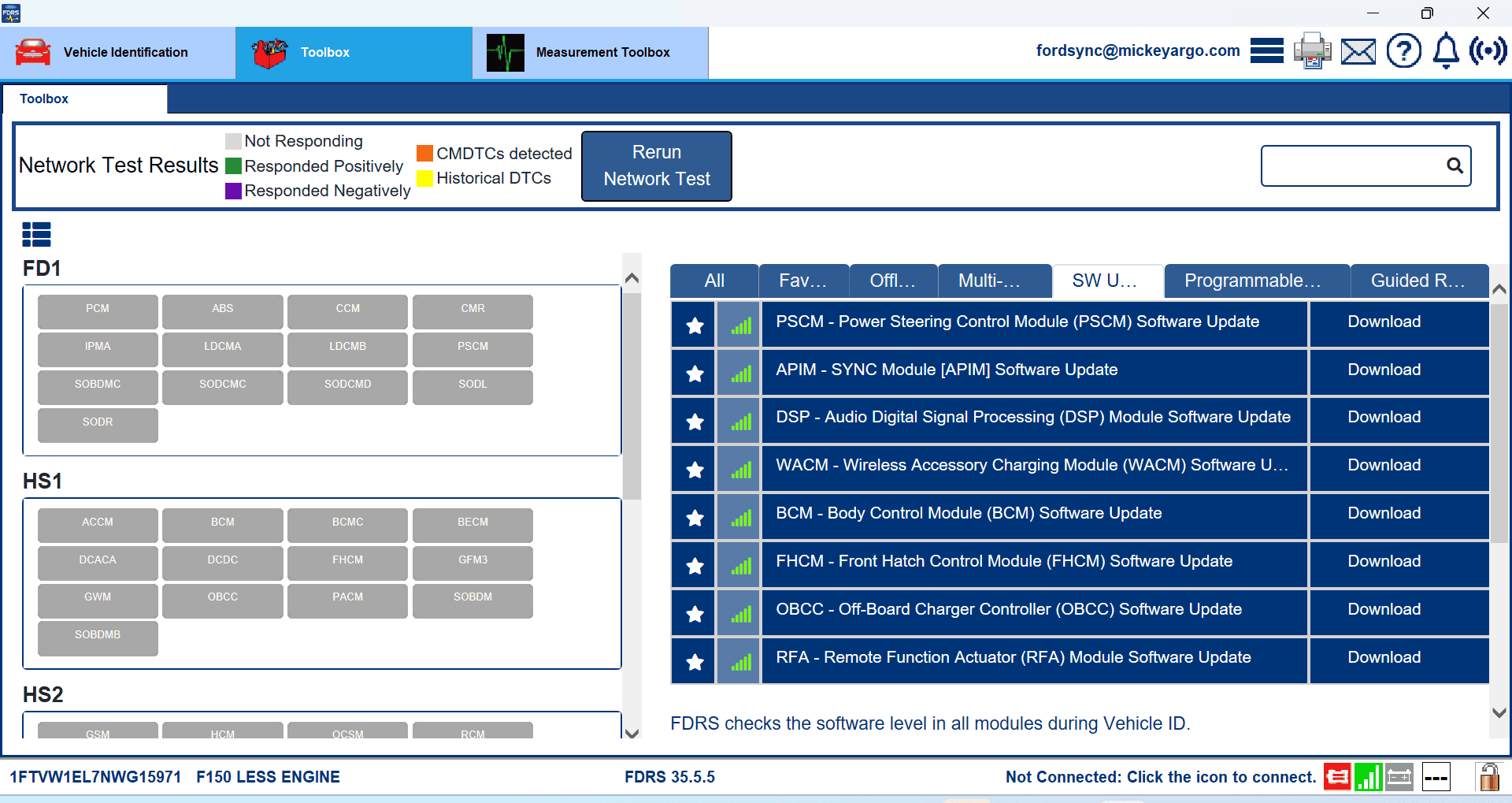 Ford F-150 Lightning How to see what software version has been installed? 1687826088969