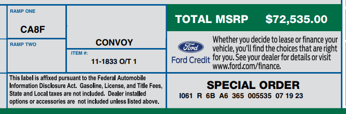 Ford F-150 Lightning Obtain a build date with only a VIN? 1695251656234