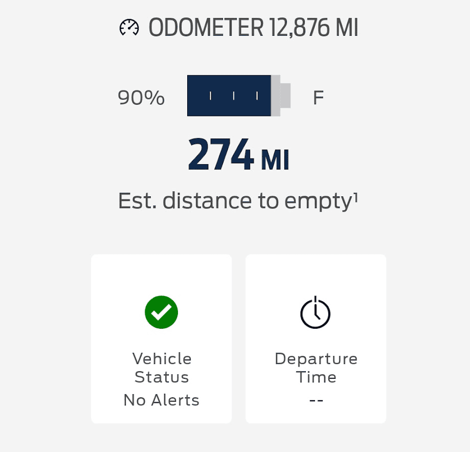 Ford F-150 Lightning FordPass and Ford website appear to use different data source 1696086403358