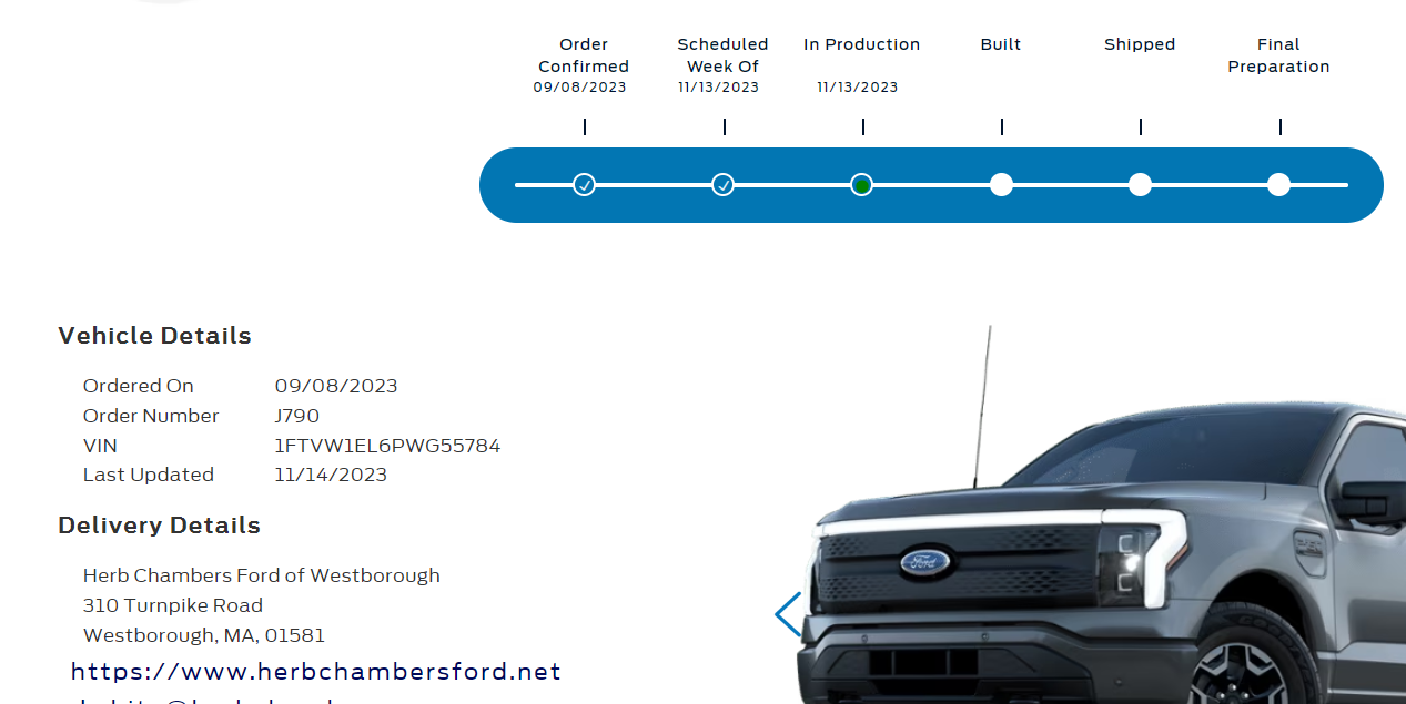 Ford F-150 Lightning ✅ 11/13/2023 Lightning Build Week Group (MY2023) 1699979285457