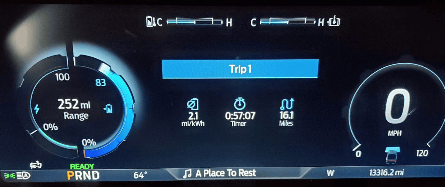 Ford F-150 Lightning Ford's Important Tip For Driving Your Lightning in the Cold: Preconditioning / Pre-Heat Your Battery 1700249536587