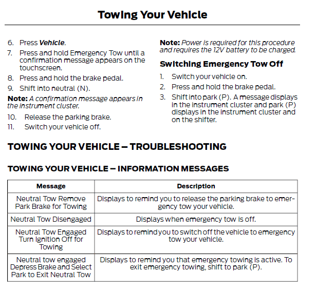 Ford F-150 Lightning Truck got towed 1701656602500