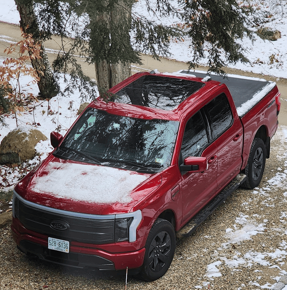 Ford F-150 Lightning Dealing with ice 1701870735052