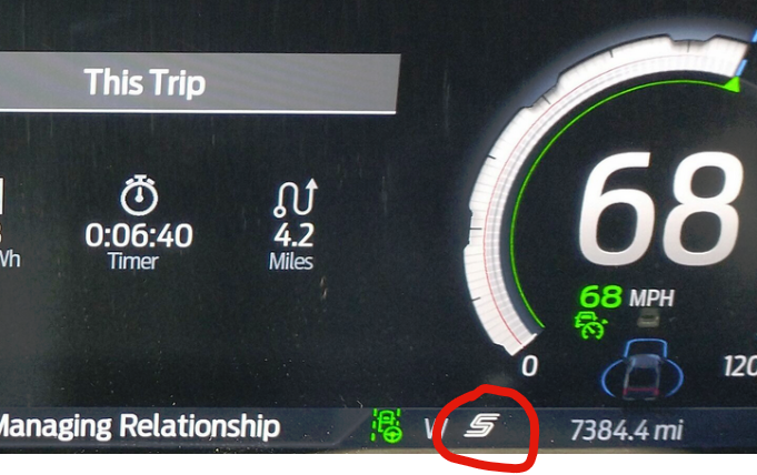 Ford F-150 Lightning When did Instrument Panel Charge level & Speedometer change from blue to white w stripes? and other design questions! 1702423939277
