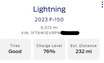 Ford F-150 Lightning 12 V battery drained overnight 1702905917395