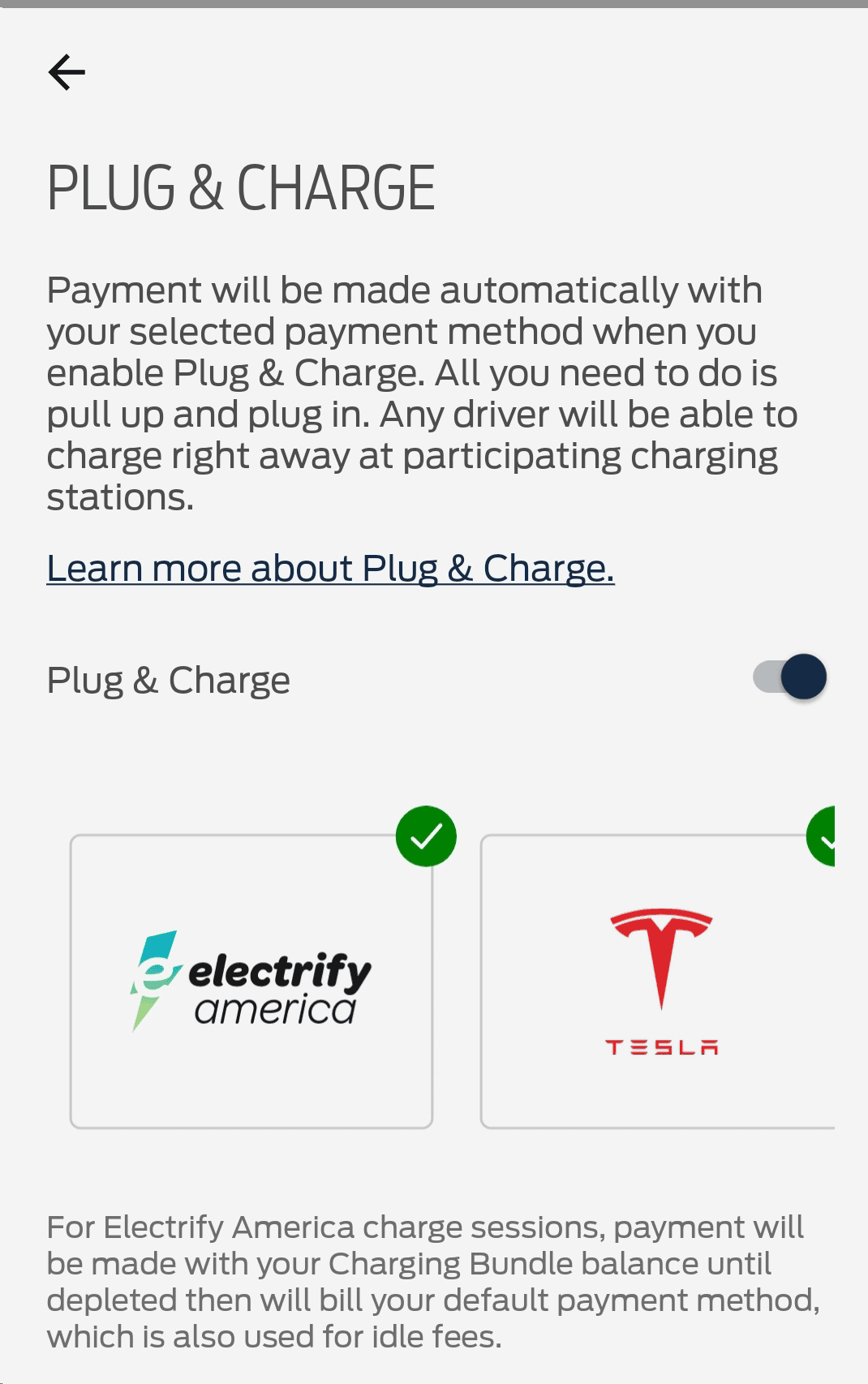 Ford F-150 Lightning EA Plug & Charge disappeared in Fordpass [resolved] 1709925705315