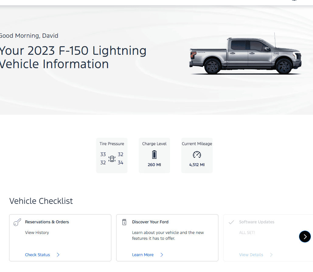 Ford F-150 Lightning Ford website "charge level" question 1711899765003-j5