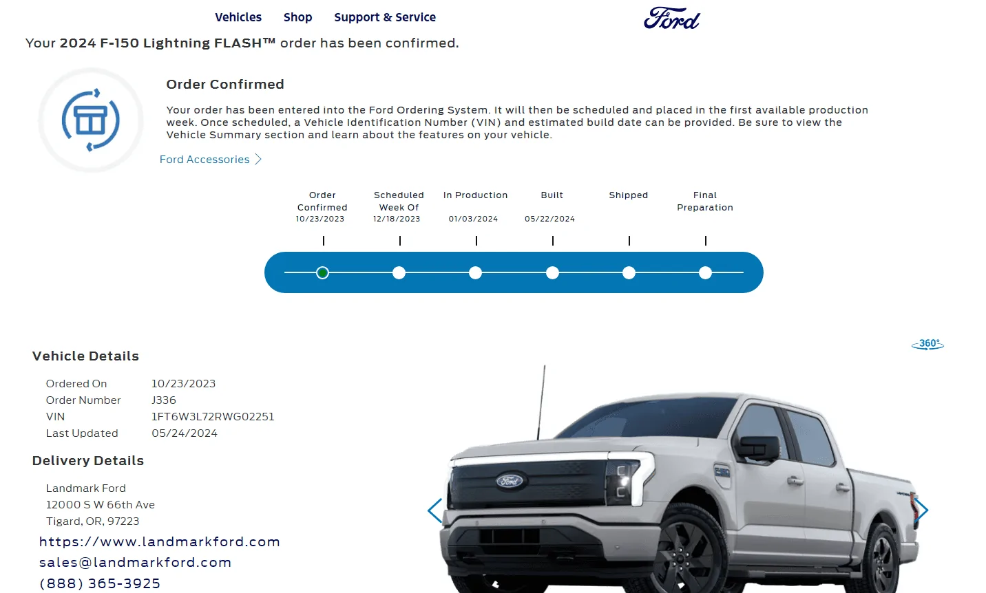 Ford F-150 Lightning What's Your 2024 Lightning Order Status? 1716600796918-yx